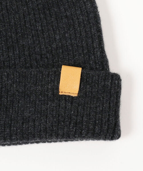 BEAMS LIGHTS（ビームスライツ）の「BEAMS LIGHTS / ウール ニット キャップ（ニットキャップ/ビーニー・メンズ・チャコールグレー/ダークグリーン/ベージュ/ブラウン・ONE SIZE）」の5枚目の写真