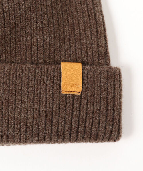 BEAMS LIGHTS（ビームスライツ）の「BEAMS LIGHTS / ウール ニット キャップ（ニットキャップ/ビーニー・メンズ・チャコールグレー/ダークグリーン/ベージュ/ブラウン・ONE SIZE）」の8枚目の写真