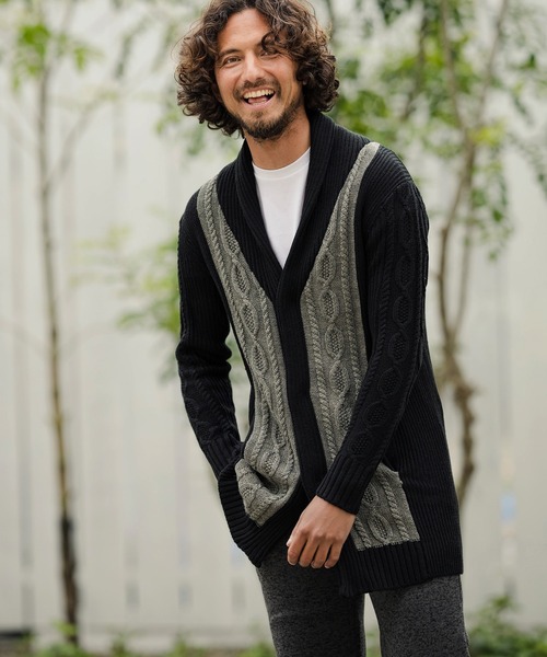 Mcg2849 ケーブルニットロングガウン カーディガン ボレロ Cambio カンビオ のファッション通販 Zozotown