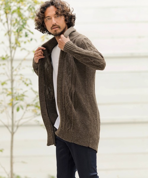 Cambio カンビオ のファッション Cambio カンビオ のカーディガン ボレロ Mcg2849 ケーブルニットロングガウン Cmb K1385 を購入できます Cambio カーディガン ボレロ トップス Mcg2849 ケーブルニットロングガウン カーディガン ボレロ 最先端商品