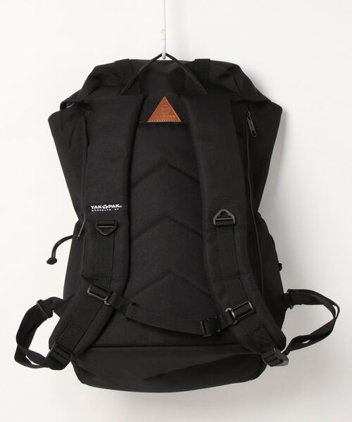 YAKPAK（ヤックパック）の「撥水 / CORDURA 大容量 フラップ バックパック / FLAP BACKPACK / 大きめ リュック（バックパック/リュック・メンズ・ブラック・FREE）」の3枚目の写真