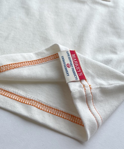 Life Support Products（ライフサポートプロダクツ）の「ステッチ配色ポケットTシャツ（80～150cm）（Tシャツ/カットソー・キッズ・ホワイト/ブラック/パープル/レッド/イエロー・90/100/110/120/80/130/95/140/150）」の11枚目の写真