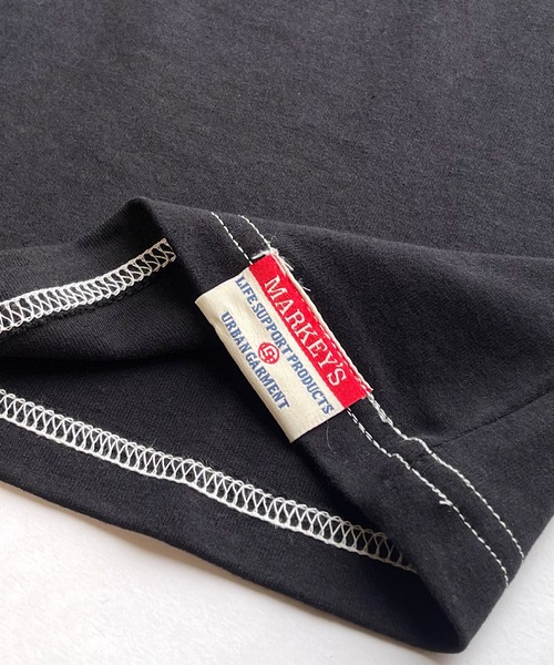 Life Support Products（ライフサポートプロダクツ）の「ステッチ配色ポケットTシャツ（80～150cm）（Tシャツ/カットソー・キッズ・ホワイト/ブラック/パープル/レッド/イエロー・90/100/110/120/80/130/95/140/150）」の12枚目の写真