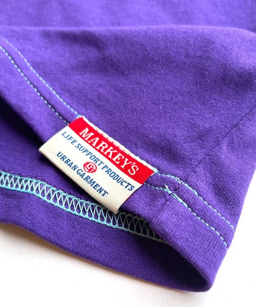 Life Support Products（ライフサポートプロダクツ）の「ステッチ配色ポケットTシャツ（80～150cm）（Tシャツ/カットソー・キッズ・ホワイト/ブラック/パープル/レッド/イエロー・90/100/110/120/80/130/95/140/150）」の13枚目の写真