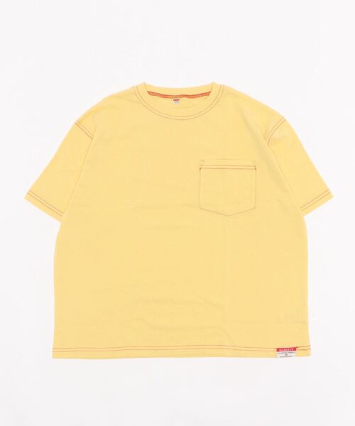 Life Support Products（ライフサポートプロダクツ）の「ステッチ配色ポケットTシャツ（80～150cm）（Tシャツ/カットソー・キッズ・ホワイト/ブラック/パープル/レッド/イエロー・90/100/110/120/80/130/95/140/150）」の18枚目の写真