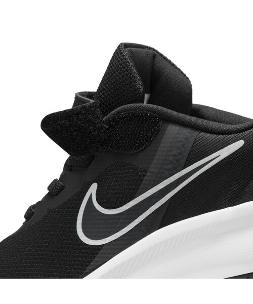 NIKE(ナイキ)の「ナイキ スター ランナー 3 キッズシューズ / Nike Star Runner 3 Little Kids' Shoes<16.5-22cm 展開>(スニーカー・キッズ・ブラック/ブラック系その他2/ピンク/クリーム・21.5/21/17.5/17/16.5/22/18/19.5/18.5/20/19/20.5)」の12枚目の写真