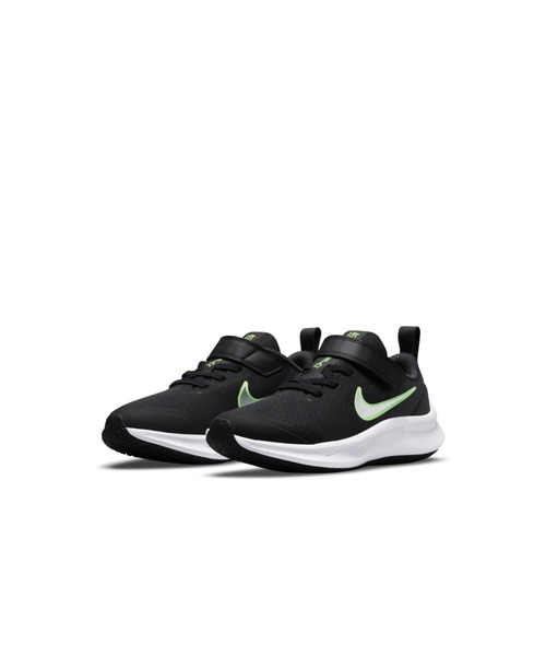 NIKE(ナイキ)の「ナイキ スター ランナー 3 キッズシューズ / Nike Star Runner 3 Little Kids' Shoes<16.5-22cm 展開>(スニーカー・キッズ・ブラック/ブラック系その他2/ピンク/クリーム・21.5/21/17.5/17/16.5/22/18/19.5/18.5/20/19/20.5)」の21枚目の写真