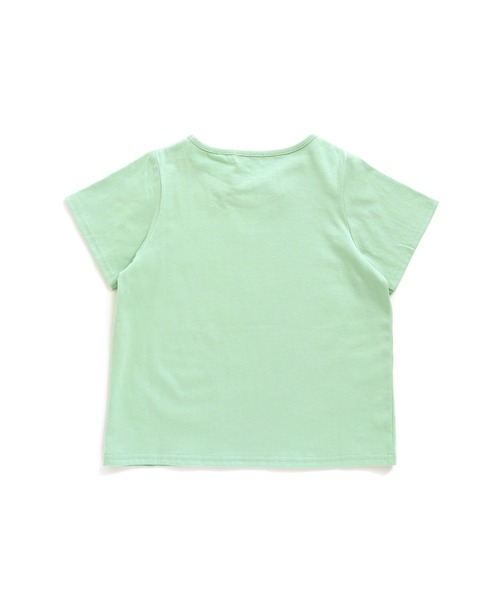 JENNI love(ジェニィラブ)の「接触冷感フロントネッククロスTシャツ(Tシャツ/カットソー・キッズ・ミント/サックスブルー/ピンク・150cm/160cm/130cm/140cm)」の5枚目の写真