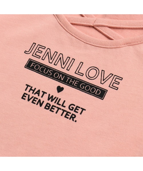 JENNI love(ジェニィラブ)の「接触冷感フロントネッククロスTシャツ(Tシャツ/カットソー・キッズ・ミント/サックスブルー/ピンク・150cm/160cm/130cm/140cm)」の11枚目の写真