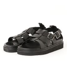 stefanorossi | STEFANO ROSSI ステファノロッシ 3 STRAP スリーストラップ サンダル SR07264 NERO(サンダル)