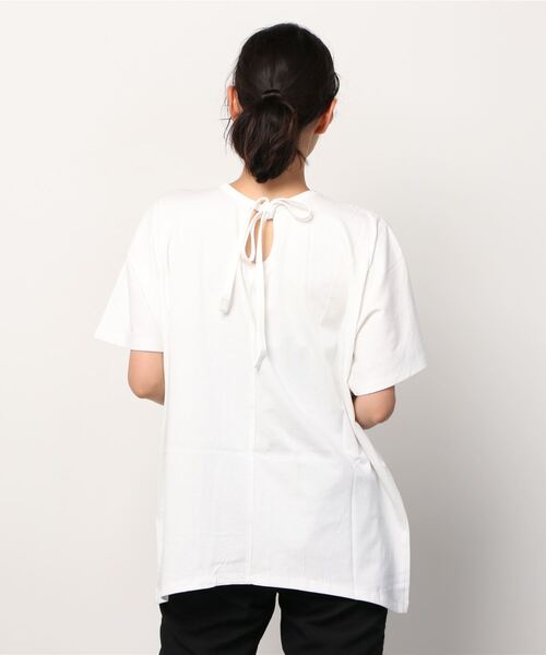 AS KNOW AS de base（アズノゥアズドゥバズ）の「最高の着心地カットプルオーバー（Tシャツ/カットソー・レディース・サックスブルー/グリーン/ブラック/オフホワイト・FREE）」の13枚目の写真