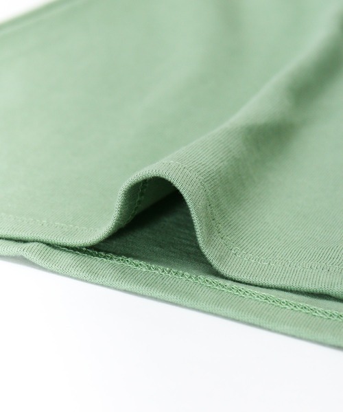 AS KNOW AS de base（アズノゥアズドゥバズ）の「最高の着心地カットプルオーバー（Tシャツ/カットソー・レディース・サックスブルー/グリーン/ブラック/オフホワイト・FREE）」の10枚目の写真