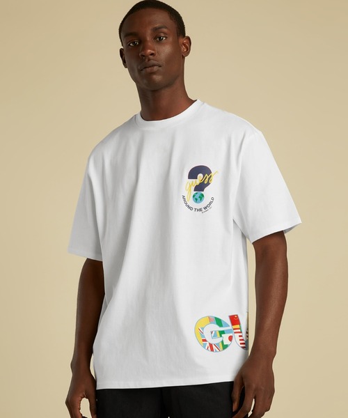 Guess（ゲス）の「GUESS Originals SU GAMES Logo Tee（Tシャツ/カットソー・メンズ・ホワイト/ブラック/レッド・SMALL/MEDIUM/LARGE/X-LARGE）」の2枚目の写真