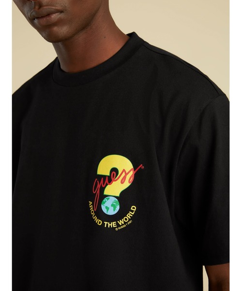 Guess（ゲス）の「GUESS Originals SU GAMES Logo Tee（Tシャツ/カットソー・メンズ・ホワイト/ブラック/レッド・SMALL/MEDIUM/LARGE/X-LARGE）」の16枚目の写真