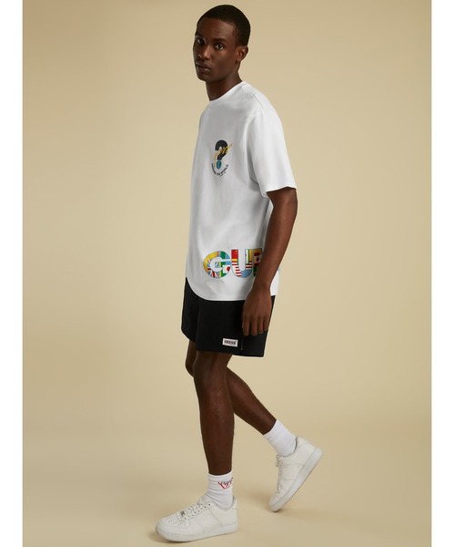 Guess（ゲス）の「GUESS Originals SU GAMES Logo Tee（Tシャツ/カットソー・メンズ・ホワイト/ブラック/レッド・SMALL/MEDIUM/LARGE/X-LARGE）」の6枚目の写真