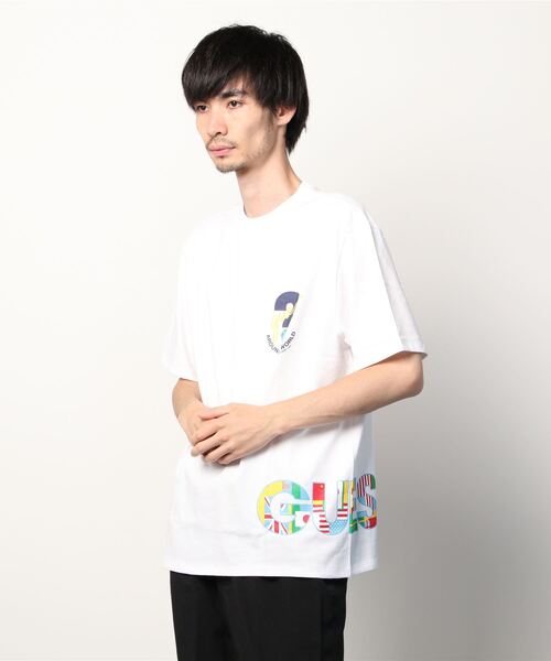 Guess（ゲス）の「GUESS Originals SU GAMES Logo Tee（Tシャツ/カットソー・メンズ・ホワイト/ブラック/レッド・SMALL/MEDIUM/LARGE/X-LARGE）」の5枚目の写真