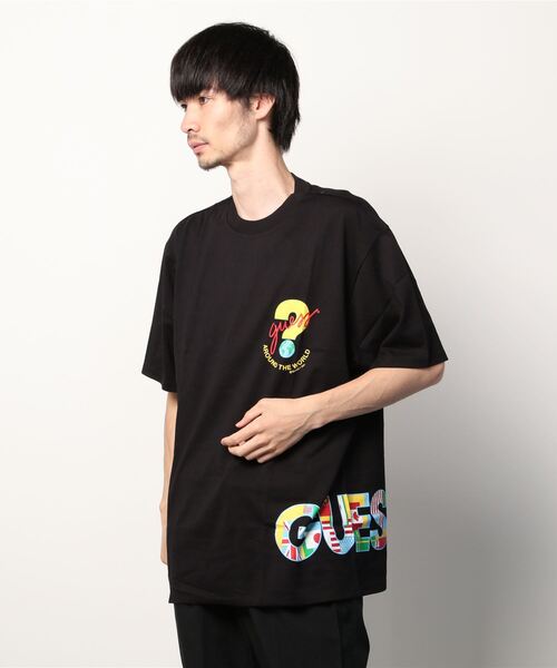 Guess（ゲス）の「GUESS Originals SU GAMES Logo Tee（Tシャツ/カットソー・メンズ・ホワイト/ブラック/レッド・SMALL/MEDIUM/LARGE/X-LARGE）」の9枚目の写真