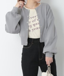 Heather | 2WAYスナップボタンニットカーディガン　217856(カーディガン/ボレロ)