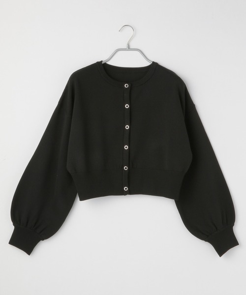 Heather(ヘザー)の「2WAYスナップボタンニットカーディガン 217856(カーディガン/ボレロ・レディース・アイボリー/レッド/ブラック/グレー/グリーン・FREE)」の11枚目の写真