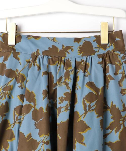 EMMEL REFINES（エメルリファインズ）の「＜EMMEL REFINES（エメル リファインズ）＞EM タフタ プリント ボリュームスカート －ウォッシャブル－（スカート・レディース・ライトブルー/コバルトブルー・S/M/XS）」の10枚目の写真