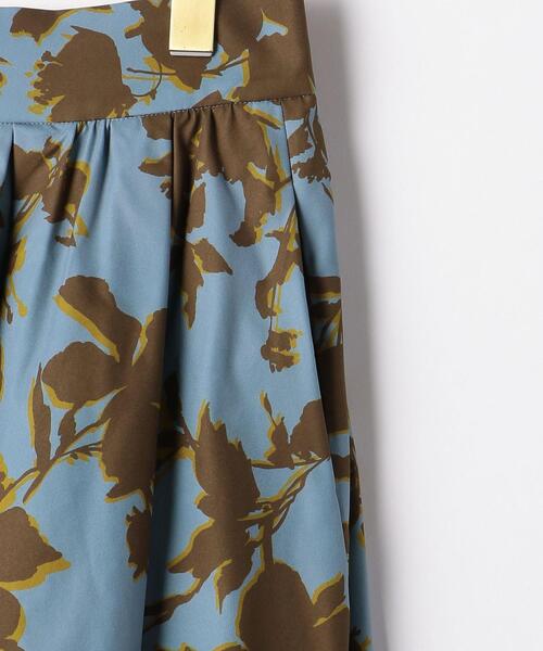 EMMEL REFINES（エメルリファインズ）の「＜EMMEL REFINES（エメル リファインズ）＞EM タフタ プリント ボリュームスカート －ウォッシャブル－（スカート・レディース・ライトブルー/コバルトブルー・S/M/XS）」の8枚目の写真