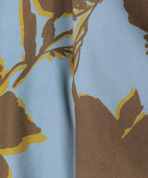 EMMEL REFINES（エメルリファインズ）の「＜EMMEL REFINES（エメル リファインズ）＞EM タフタ プリント ボリュームスカート －ウォッシャブル－（スカート・レディース・ライトブルー/コバルトブルー・S/M/XS）」の6枚目の写真