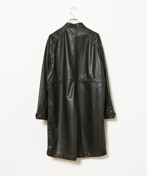 CIAOPANIC（チャオパニック）の「■シンセティックレザーM-65モッズコート（その他アウター・レディース・ブラック/オリーブ・FREE）」の13枚目の写真