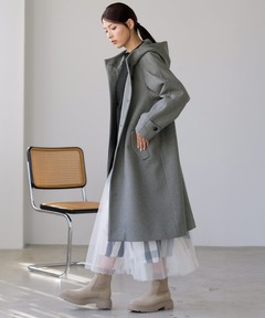 セール】〔MUJI Labo〕婦人 ウール混ロングコート(その他アウター セール】〔MUJI Labo〕婦人 ウール混ロングコート(その他アウター