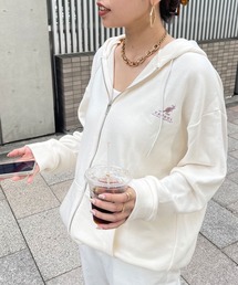 KANGOL EXTRA COMFORT | 【KANGOL EXTRA COMFORT(カンゴール エクストラ コンフォート)】《WEB限定》ロゴ刺繍 オーバーサイズ ZIPパーカー(パーカー)