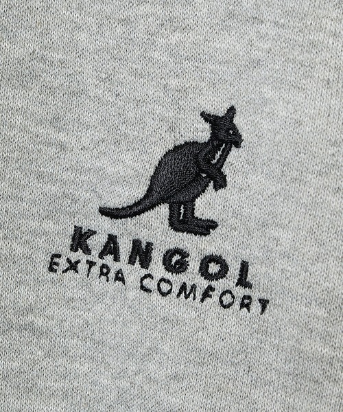 KANGOL EXTRA COMFORT(カンゴールエクストラコンフォート)の「【KANGOL EXTRA COMFORT(カンゴール エクストラ コンフォート)】《WEB限定》ロゴ刺繍 オーバーサイズ ZIPパーカー(パーカー・レディース・グレー/ブラック/オフホワイト/ブルーグレー・M/L/LL)」の14枚目の写真