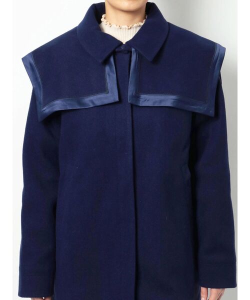 merry jenny（メリージェニー）の「サテンコンビセーラーcollar（付け襟・レディース・アイボリー/ブラック/ネイビー・FREE）」の4枚目の写真