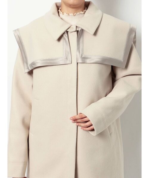 merry jenny（メリージェニー）の「サテンコンビセーラーcollar（付け襟・レディース・アイボリー/ブラック/ネイビー・FREE）」の10枚目の写真