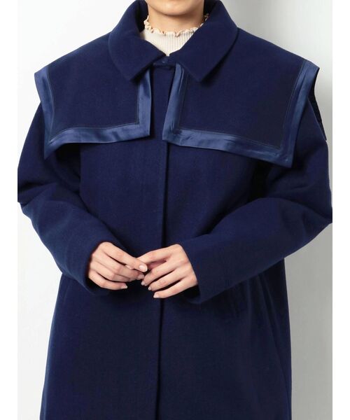 merry jenny（メリージェニー）の「サテンコンビセーラーcollar（付け襟・レディース・アイボリー/ブラック/ネイビー・FREE）」の14枚目の写真