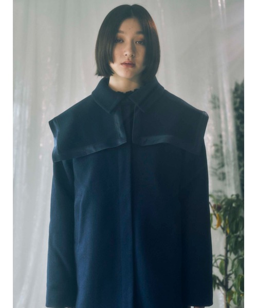 merry jenny（メリージェニー）の「サテンコンビセーラーcollar（付け襟・レディース・アイボリー/ブラック/ネイビー・FREE）」の3枚目の写真