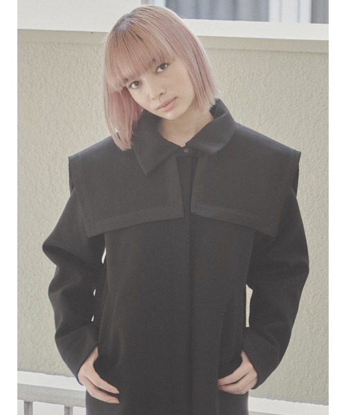 merry jenny（メリージェニー）の「サテンコンビセーラーcollar（付け襟・レディース・アイボリー/ブラック/ネイビー・FREE）」の2枚目の写真