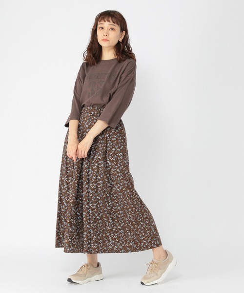 studio CLIP（スタディオクリップ）の「YOHさんコラボロゴプルオーバー（Tシャツ/カットソー・レディース・アイボリー/チャコール/カーキ/ブラウン・FREE）」の7枚目の写真