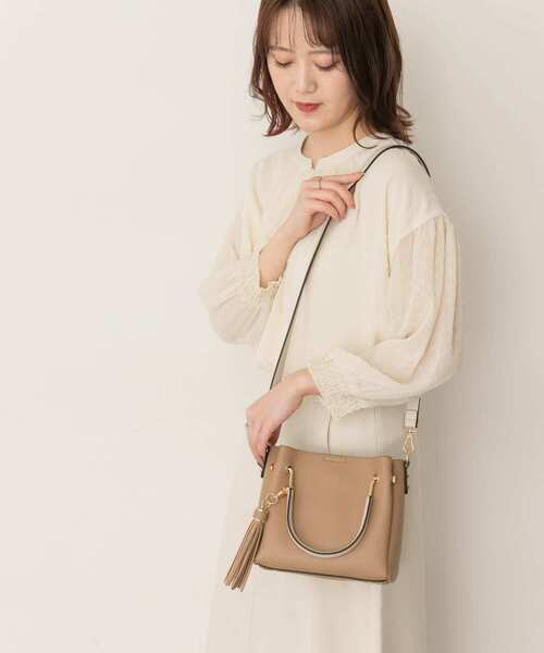 RODE SKO(ロデスコ)の「プチ2WAYトートバッグ(トートバッグ・レディース・ブラック/グレー系その他/アイボリー/ベージュ/パープル系その他/キャメル/グレー・ONE)」の16枚目の写真