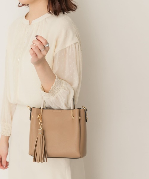 RODE SKO(ロデスコ)の「プチ2WAYトートバッグ(トートバッグ・レディース・ブラック/グレー系その他/アイボリー/ベージュ/パープル系その他/キャメル/グレー・ONE)」の13枚目の写真