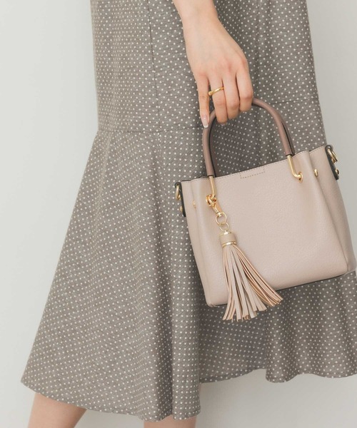 RODE SKO(ロデスコ)の「プチ2WAYトートバッグ(トートバッグ・レディース・ブラック/グレー系その他/アイボリー/ベージュ/パープル系その他/キャメル/グレー・ONE)」の6枚目の写真