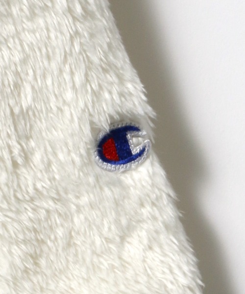 Champion(チャンピオン)の「Champion(チャンピオン)シャギーボアフリース ジップアップパーカー レディース/ボアブルゾン(ブルゾン・レディース・ホワイト/ブラック/ベージュ/ネイビー/ブラウン/モカ・M/L)」の10枚目の写真