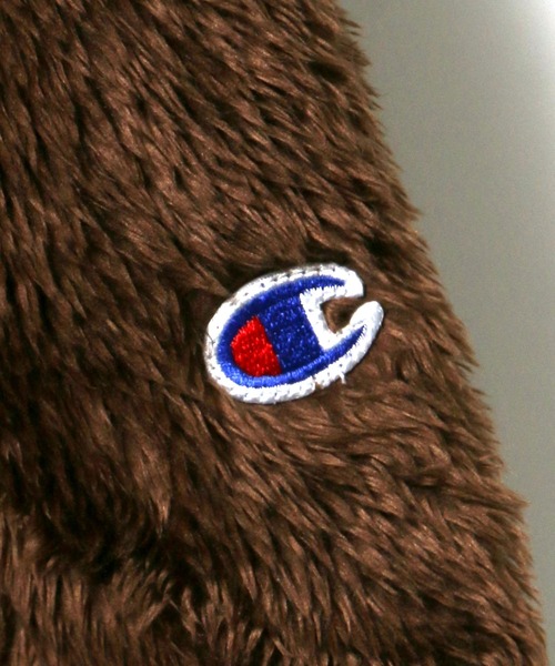 Champion(チャンピオン)の「Champion(チャンピオン)シャギーボアフリース ジップアップパーカー レディース/ボアブルゾン(ブルゾン・レディース・ホワイト/ブラック/ベージュ/ネイビー/ブラウン/モカ・M/L)」の16枚目の写真