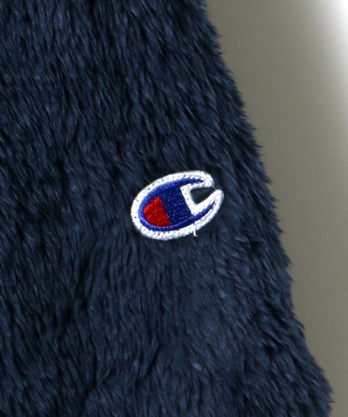 Champion(チャンピオン)の「Champion(チャンピオン)シャギーボアフリース ジップアップパーカー レディース/ボアブルゾン(ブルゾン・レディース・ホワイト/ブラック/ベージュ/ネイビー/ブラウン/モカ・M/L)」の22枚目の写真