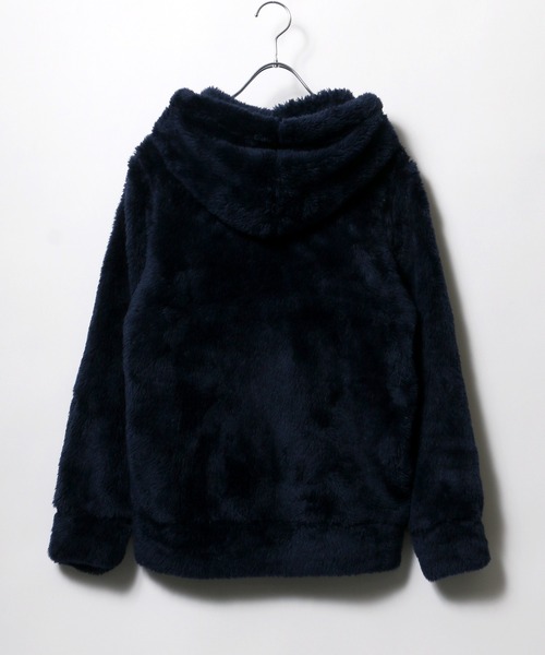 Champion(チャンピオン)の「Champion(チャンピオン)シャギーボアフリース ジップアップパーカー レディース/ボアブルゾン(ブルゾン・レディース・ホワイト/ブラック/ベージュ/ネイビー/ブラウン/モカ・M/L)」の21枚目の写真