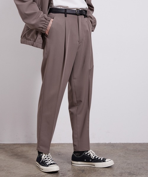 JUNRED（ジュンレッド）の「バイシクルワンタックイージーパンツ（その他パンツ・メンズ・ブラック/ダークブラウン/グリーン/イエロー系その他3/ベージュ・LL/M/L）」の5枚目の写真