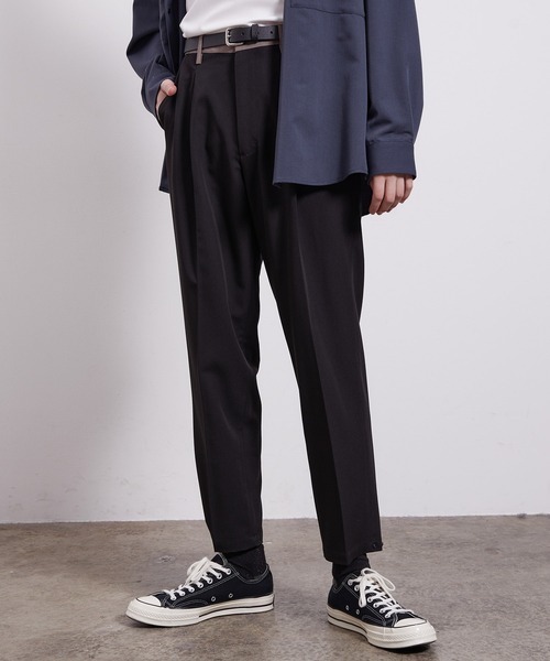 JUNRED（ジュンレッド）の「バイシクルワンタックイージーパンツ（その他パンツ・メンズ・ブラック/ダークブラウン/グリーン/イエロー系その他3/ベージュ・LL/M/L）」の20枚目の写真