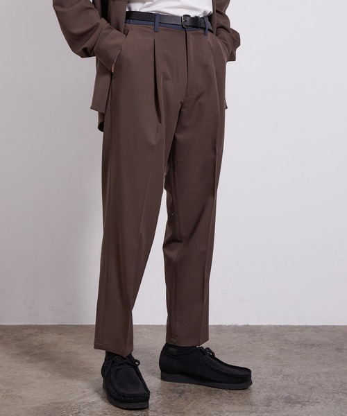 JUNRED（ジュンレッド）の「バイシクルワンタックイージーパンツ（その他パンツ・メンズ・ブラック/ダークブラウン/グリーン/イエロー系その他3/ベージュ・LL/M/L）」の17枚目の写真