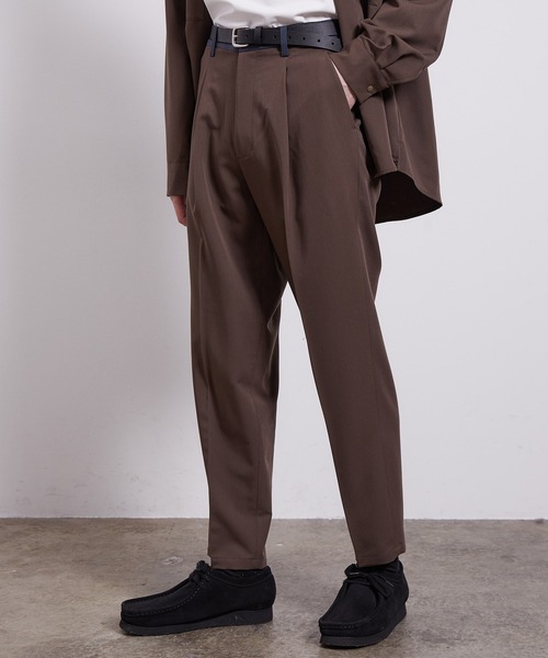 JUNRED（ジュンレッド）の「バイシクルワンタックイージーパンツ（その他パンツ・メンズ・ブラック/ダークブラウン/グリーン/イエロー系その他3/ベージュ・LL/M/L）」の14枚目の写真