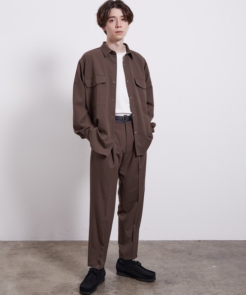 JUNRED（ジュンレッド）の「バイシクルワンタックイージーパンツ（その他パンツ・メンズ・ブラック/ダークブラウン/グリーン/イエロー系その他3/ベージュ・LL/M/L）」の15枚目の写真