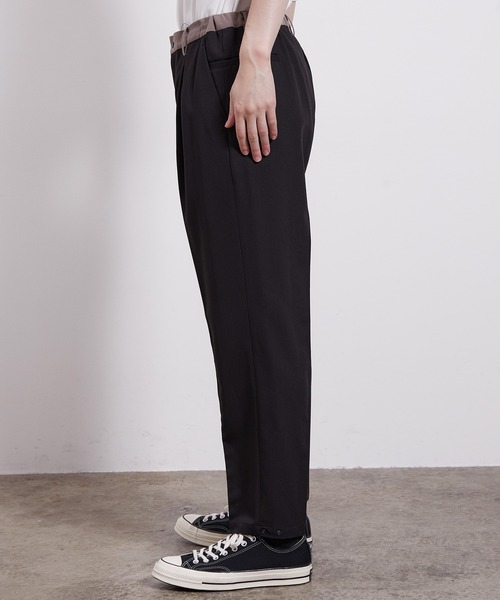 JUNRED（ジュンレッド）の「バイシクルワンタックイージーパンツ（その他パンツ・メンズ・ブラック/ダークブラウン/グリーン/イエロー系その他3/ベージュ・LL/M/L）」の22枚目の写真