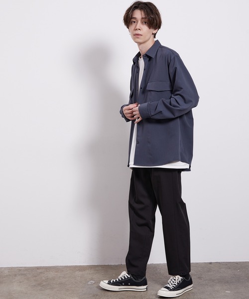 JUNRED（ジュンレッド）の「バイシクルワンタックイージーパンツ（その他パンツ・メンズ・ブラック/ダークブラウン/グリーン/イエロー系その他3/ベージュ・LL/M/L）」の7枚目の写真